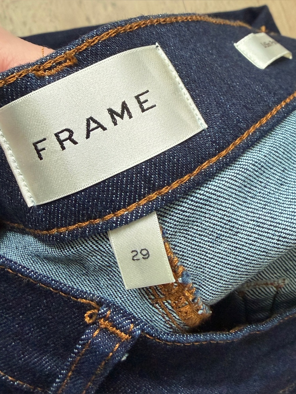 FRAME Le Slim Palazzo Jeans Women’s Sz 29 Dark Wash High Rise Wide Leg NWT *Q3 - Picture 6 of 6